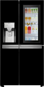LG INSTAVIEW Door-in-Door GSX960BLACK - Amerikaanse koelkast - Zwart
