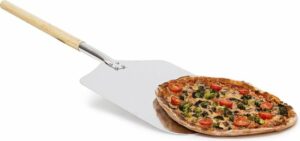 Relaxdays pizzaschep - Vierkant - Metaal