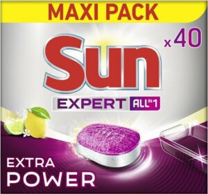 Sun Expert All-in-1 Vaatwastabletten Extra Power Citroen - 40 tabletten