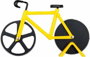 YONO Pizzasnijder Fiets - Pizza Cutter Bike Racefiets – Geel