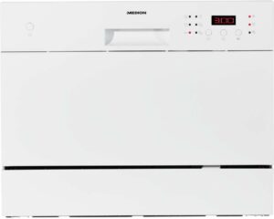 MEDION Tafelafwasmachine MD 37210 voor 6 couverts - met 6 programma's - geluidsniveau ca. 51 dB