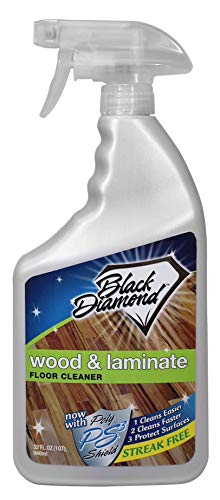 Black Diamond Stoneworks Wood & Laminate Floor Cleaner: Voor Hardhout, Echte, Natuurlijke & Geconstrueerde Vloeren, Biologisch afbreekbaar Veilig voor het Reinigen van Alle Vloeren. 1-kwart