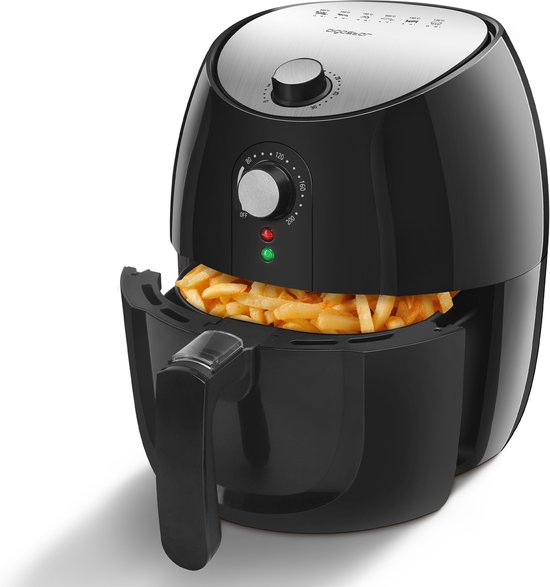 Aigostar Hayden Pro 30IBO - Hetelucht Friteuse - 3.5L - Zwart