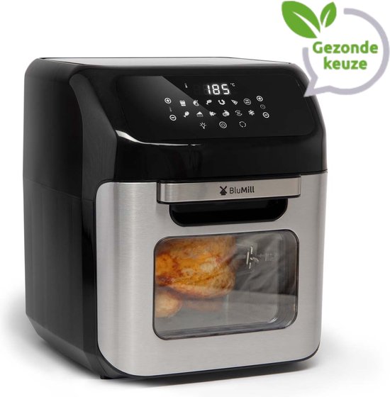 BluMill Airfryer Oven XXL - Voor het hele gezin - 12L - 1800W