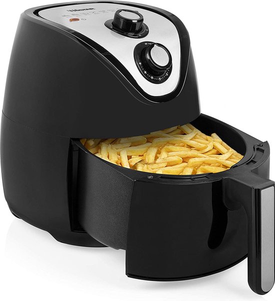 Tristar FR-6994 Crispy Fryer XXL Hetelucht Friteuse 4.5L 1500W Zwart/Zilver