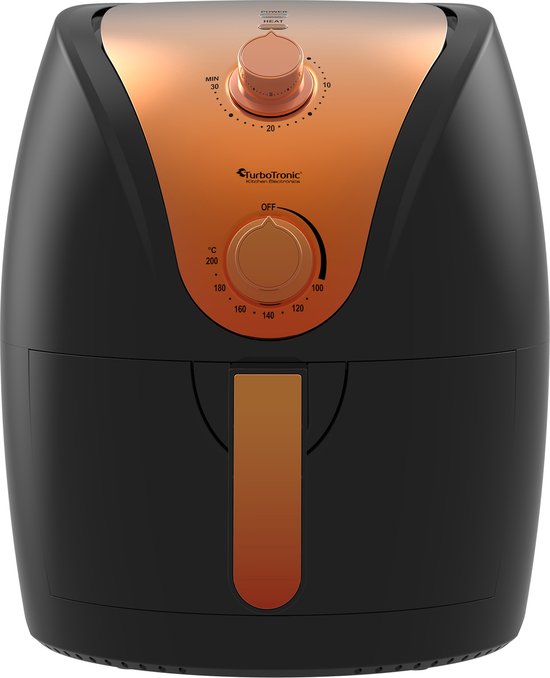 TurboTronic AF9M Airfryer - Heteluchtfriteuse - 3.5 Liter - Zwart